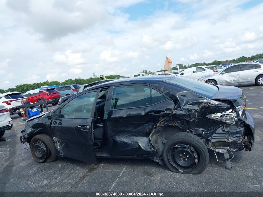 2019 Toyota Corolla Le VIN: 2T1BURHE5KC237349 Lot: 38874830