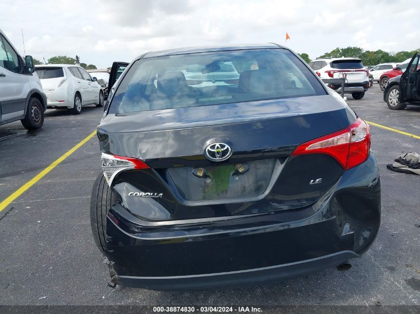 2019 Toyota Corolla Le VIN: 2T1BURHE5KC237349 Lot: 38874830