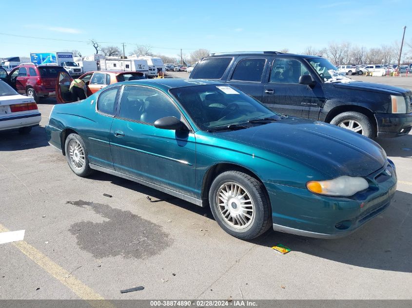 2001 Chevrolet Monte Carlo Ls VIN: 2G1WW15E919138395 Lot: 38874890