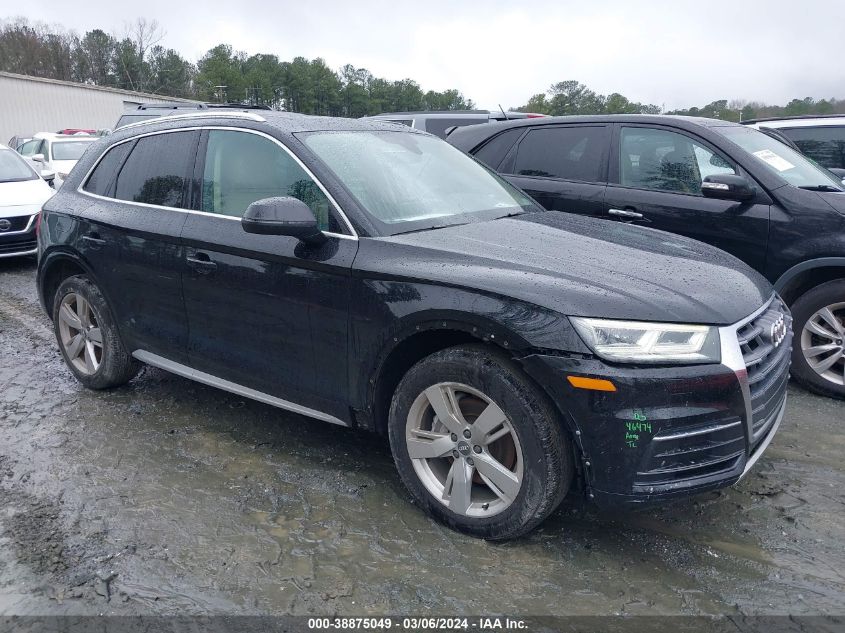 2018 Audi Q5 2.0T Premium/2.0T Tech Premium VIN: WA1BNAFY0J2033299 Lot: 38875049