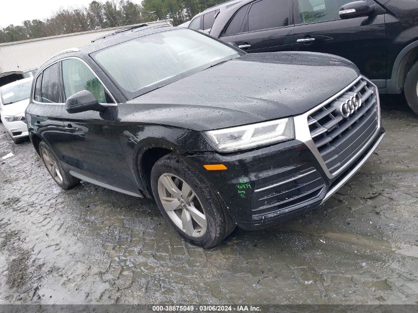 2018 Audi Q5 2.0T Premium/2.0T Tech Premium VIN: WA1BNAFY0J2033299 Lot: 38875049