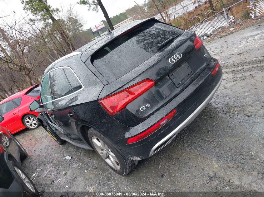 2018 Audi Q5 2.0T Premium/2.0T Tech Premium VIN: WA1BNAFY0J2033299 Lot: 38875049