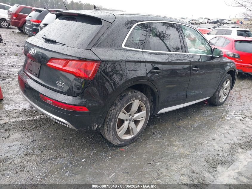 2018 Audi Q5 2.0T Premium/2.0T Tech Premium VIN: WA1BNAFY0J2033299 Lot: 38875049