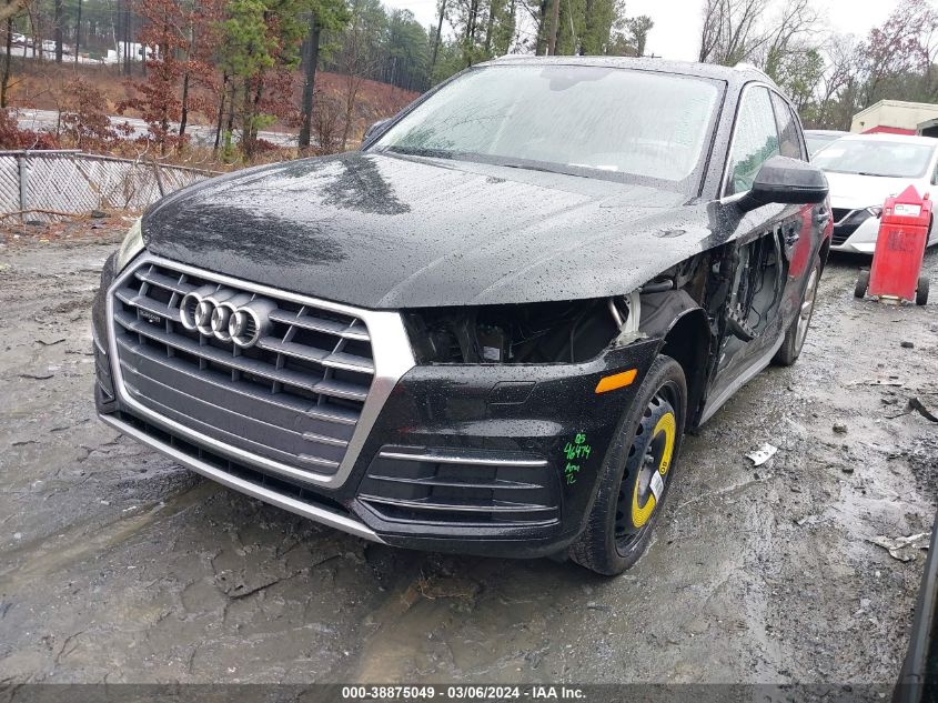 2018 Audi Q5 2.0T Premium/2.0T Tech Premium VIN: WA1BNAFY0J2033299 Lot: 38875049