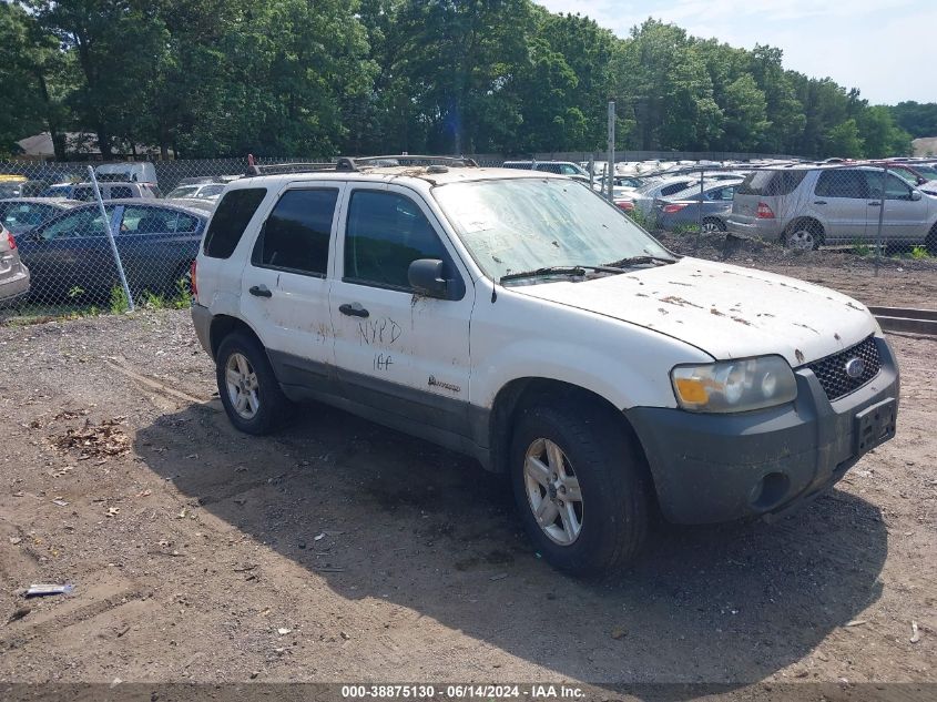 2006 Ford Escape Hybrid VIN: 1FMYU96H06KA52939 Lot: 38875130