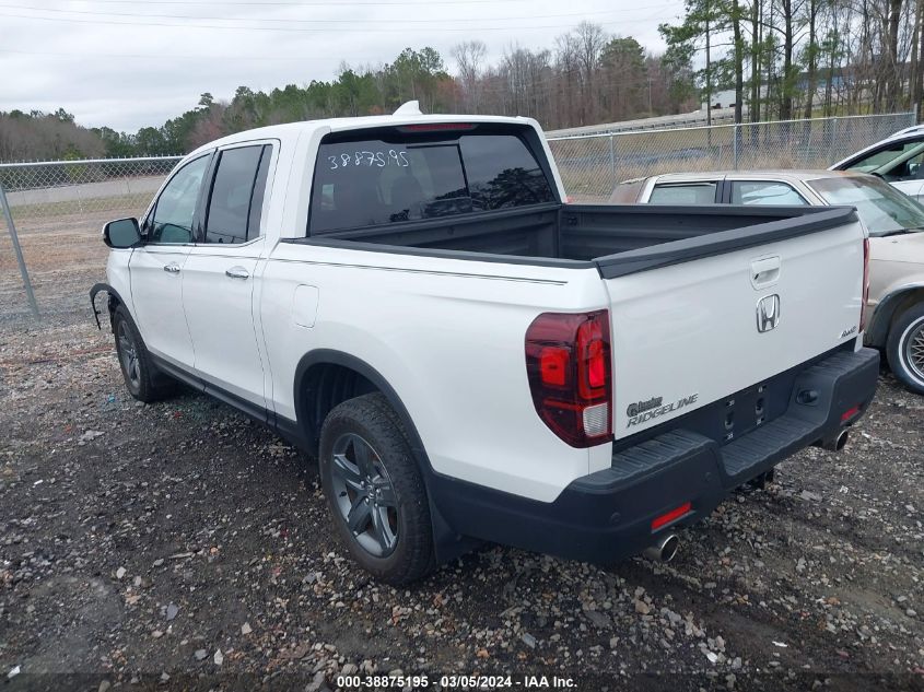 2023 Honda Ridgeline Rtl-E VIN: 5FPYK3F7XPB009522 Lot: 38875195