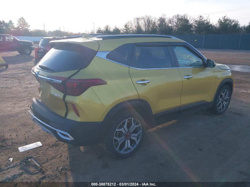 2021 Kia Seltos Sx Turbo VIN: KNDETCA20M7153263 Lot: 38875212