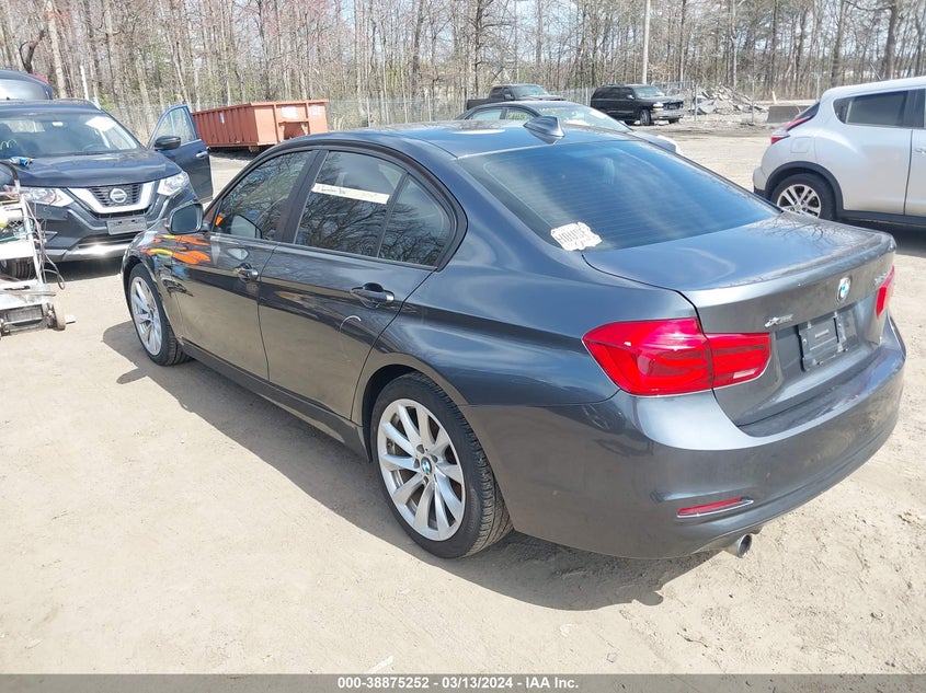 2018 BMW 320I VIN: WBA8E5G50JNU45827