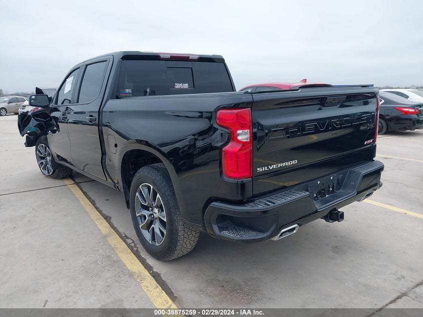 VIN 1GCUDEE82PZ306981 2023 CHEVROLET SILVERADO 1500 4WD  SHORT BED RST