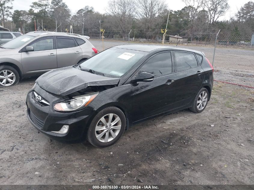 2013 Hyundai Accent Se VIN: KMHCU5AE8DU088749 Lot: 38875330