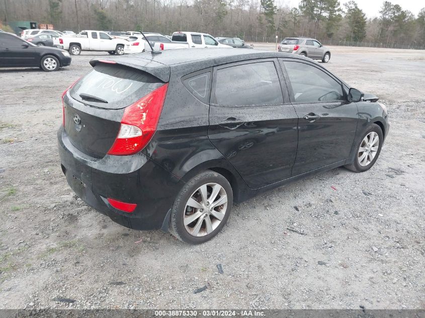 2013 Hyundai Accent Se VIN: KMHCU5AE8DU088749 Lot: 38875330