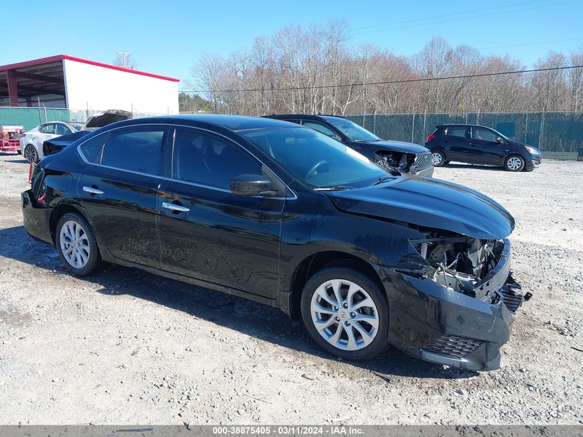 VIN 3N1AB7AP0KL607656 2019 NISSAN SENTRA SV