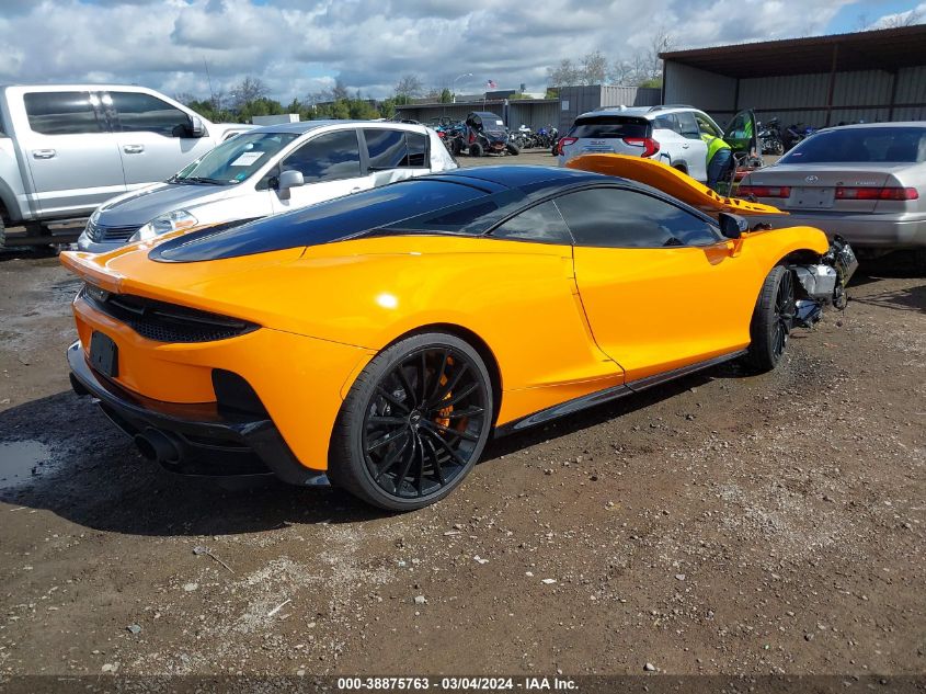 2021 Mclaren Gt Coupe VIN: SBM22GCA3MW001508 Lot: 38875763