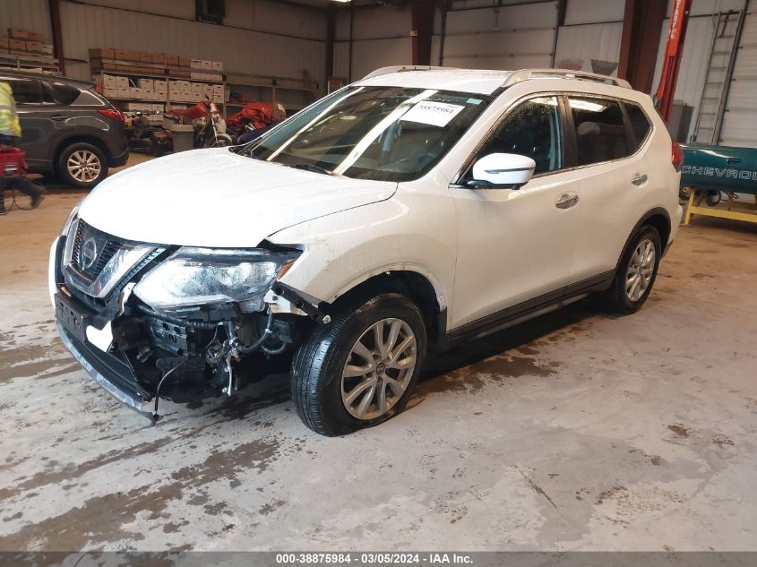 2017 Nissan Rogue Sv VIN: KNMAT2MT3HP577605 Lot: 38875984