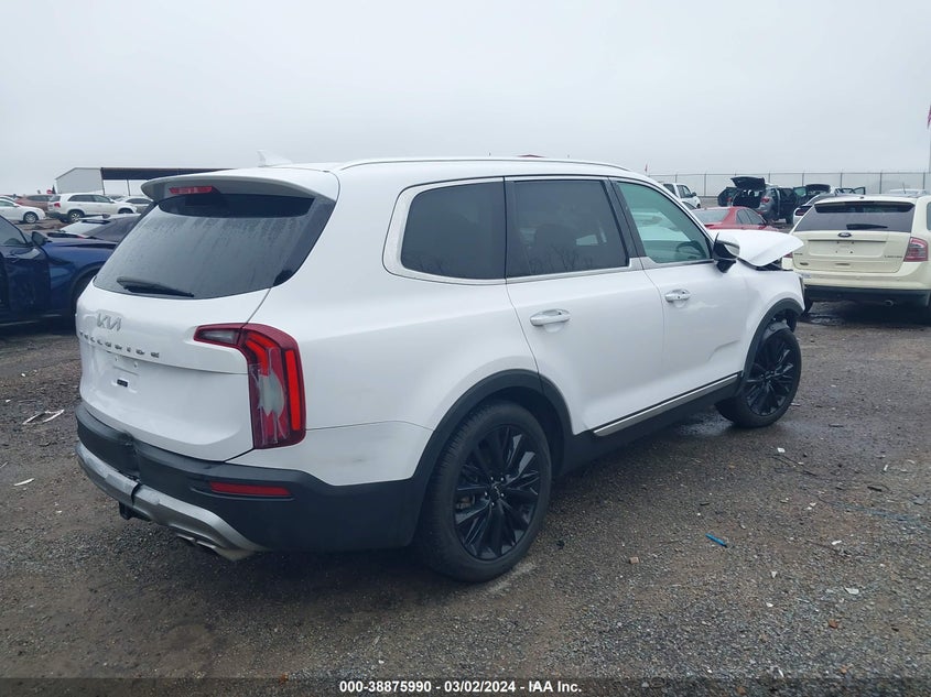 VIN 5XYP54HC6NG274715 2022 KIA TELLURIDE SX