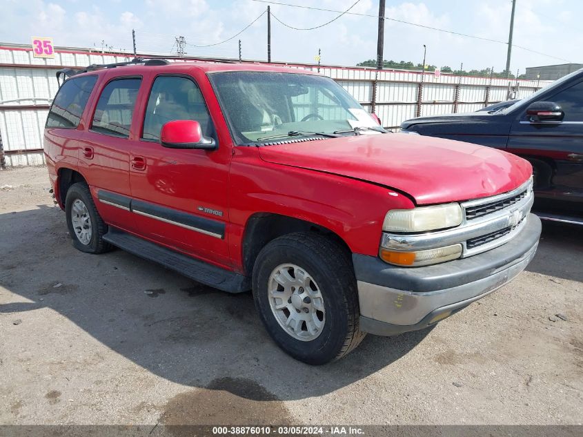 2001 Chevrolet Tahoe Lt VIN: 1GNEC13T81R108671 Lot: 38876010