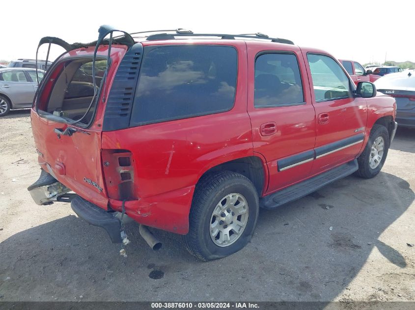 2001 Chevrolet Tahoe Lt VIN: 1GNEC13T81R108671 Lot: 38876010