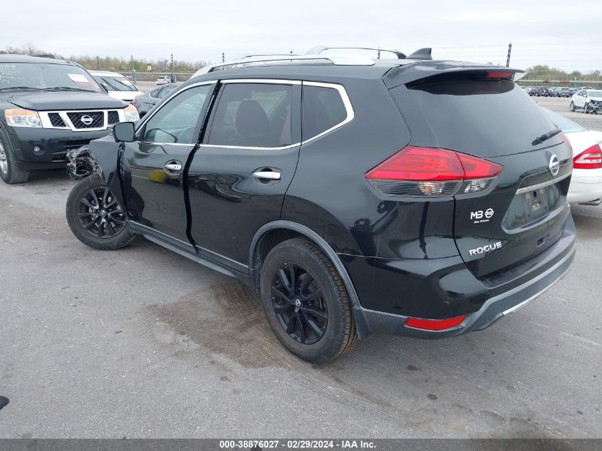 2017 Nissan Rogue Sv VIN: KNMAT2MT0HP555657 Lot: 38876027