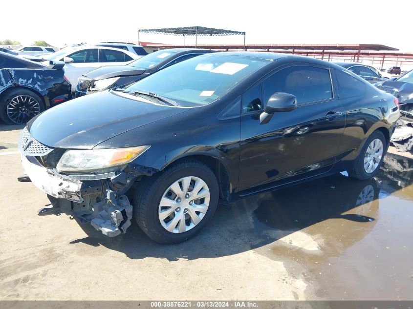 2012 Honda Civic Lx VIN: 2HGFG3B52CH551306 Lot: 38876221