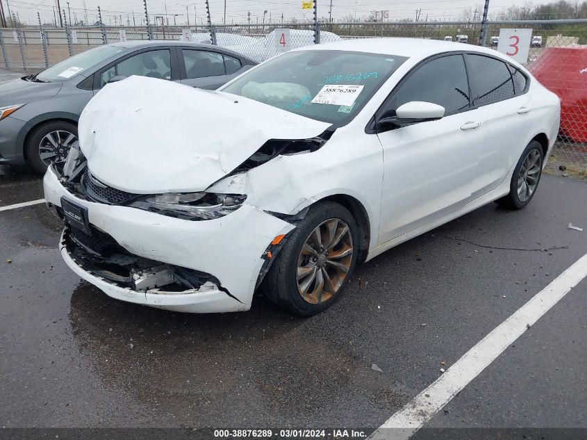 2015 Chrysler 200 S VIN: 1C3CCCBG6FN581259 Lot: 38876289