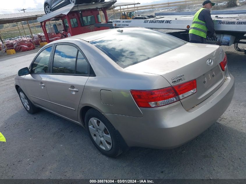 2008 Hyundai Sonata Gls VIN: 5NPET46CX8H344214 Lot: 38876304