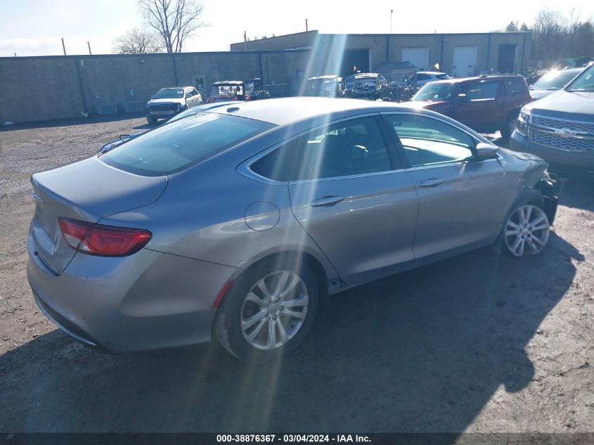 2015 Chrysler 200 Limited VIN: 1C3CCCAB5FN707505 Lot: 38876367