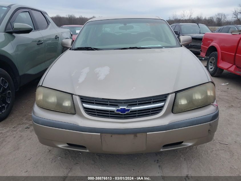 2003 Chevrolet Impala VIN: 2G1WF52E839102552 Lot: 38876513