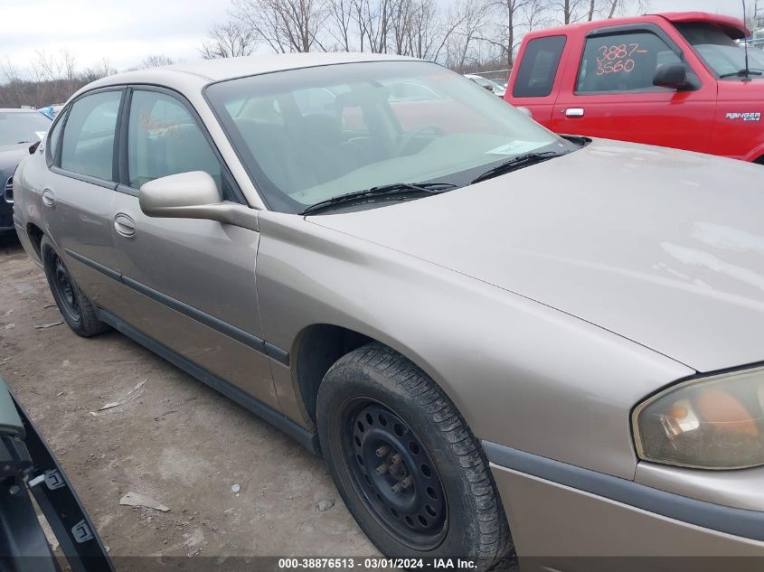 2003 Chevrolet Impala VIN: 2G1WF52E839102552 Lot: 38876513