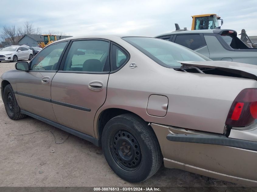 2003 Chevrolet Impala VIN: 2G1WF52E839102552 Lot: 38876513