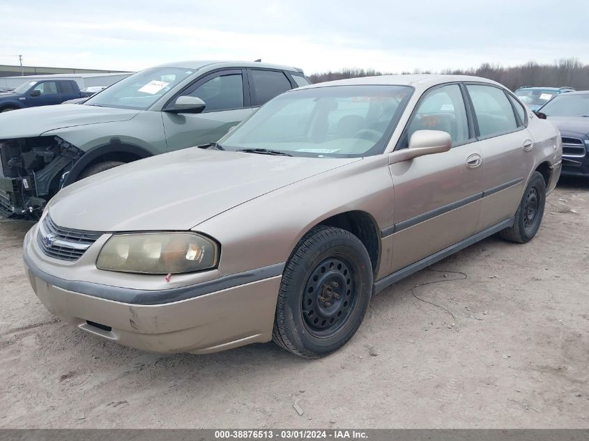 2003 Chevrolet Impala VIN: 2G1WF52E839102552 Lot: 38876513