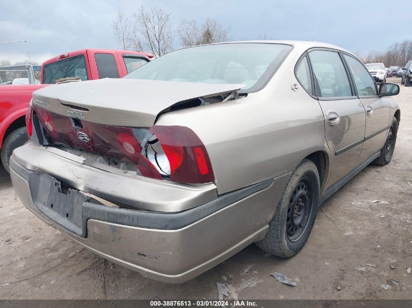 2003 Chevrolet Impala VIN: 2G1WF52E839102552 Lot: 38876513