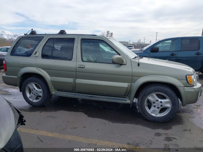 2001 Infiniti Qx4 Luxury VIN: JNRDR09Y71W223537 Lot: 38876565