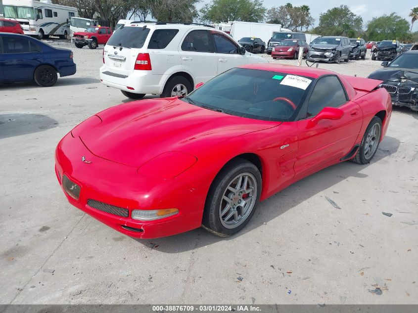 2002 Chevrolet Corvette Z06 VIN: 1G1YY12S525110458 Lot: 38876709