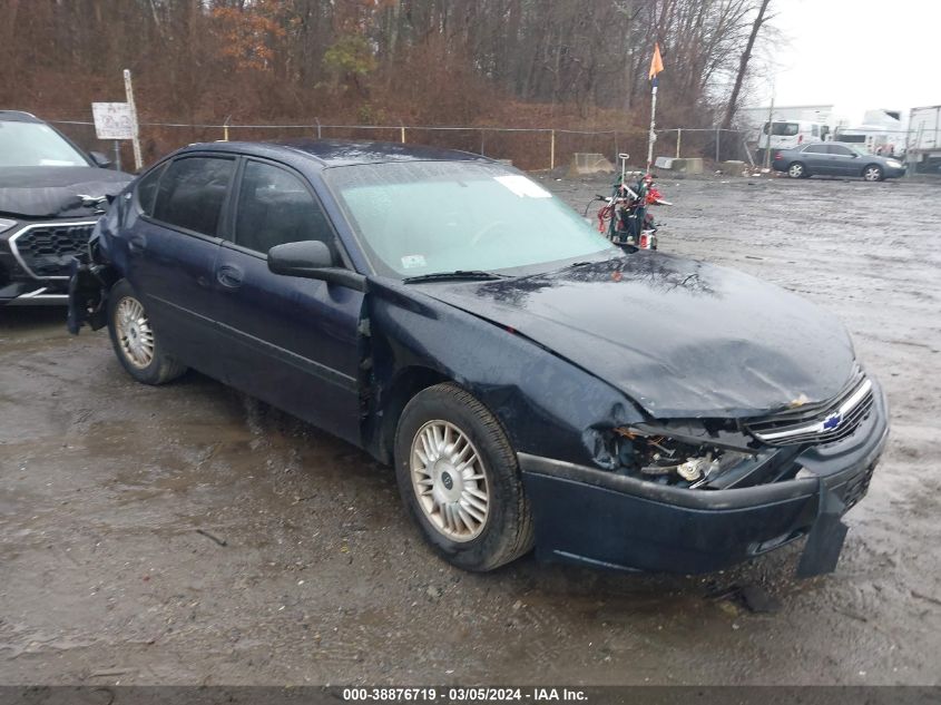 2001 Chevrolet Impala VIN: 2G1WF52E419283274 Lot: 38876719