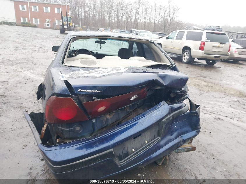 2001 Chevrolet Impala VIN: 2G1WF52E419283274 Lot: 38876719