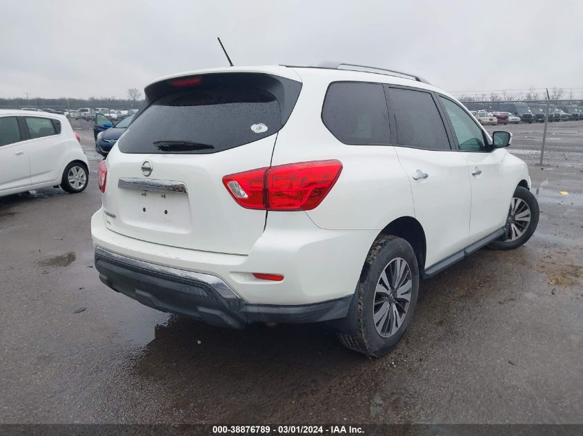 2017 Nissan Pathfinder S VIN: 5N1DR2MN2HC684189 Lot: 38876789