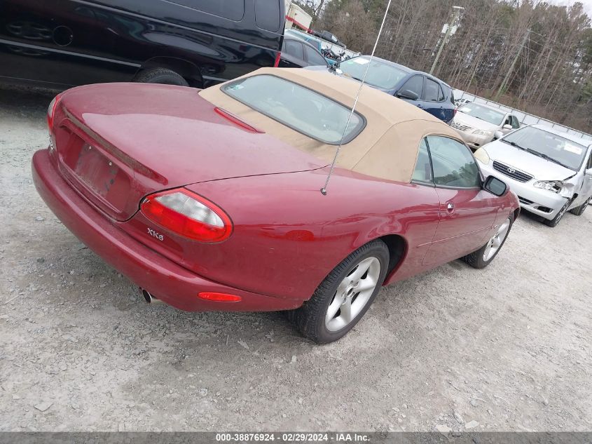 2000 Jaguar Xk8 VIN: SAJJA42C0YNA01202 Lot: 38876924