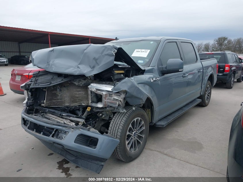 VIN 1FTEW1C47KKF16291 2019 FORD F-150 LARIAT