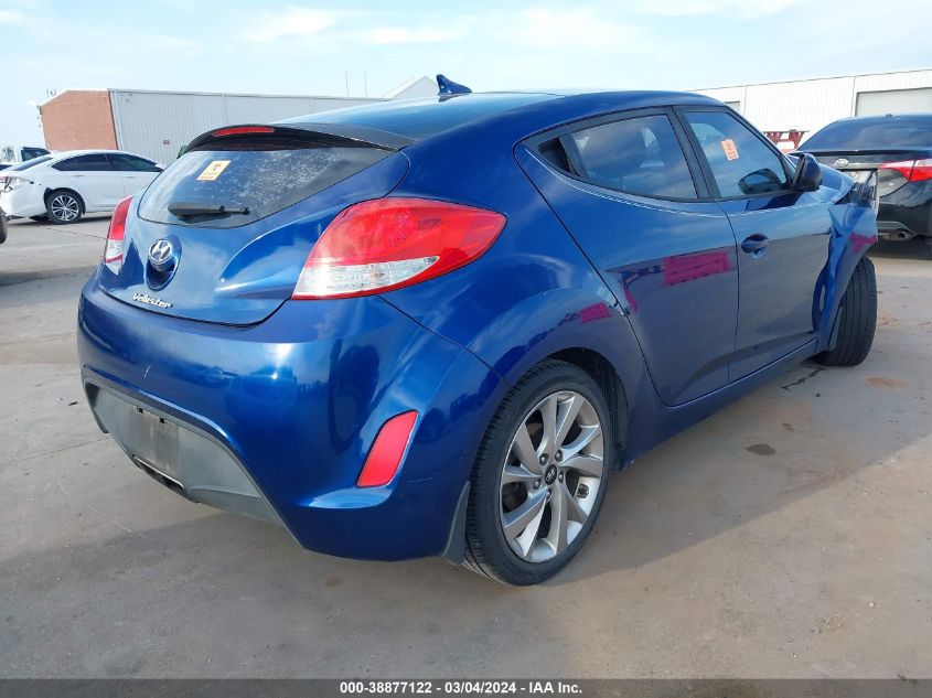 2016 Hyundai Veloster VIN: KMHTC6AD8GU293198 Lot: 38877122