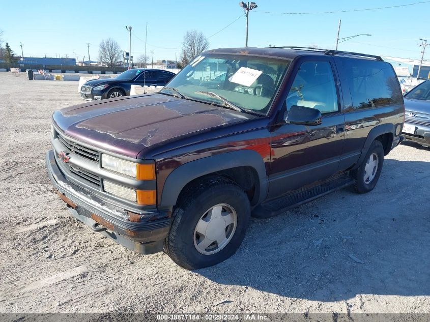 1997 Chevrolet Tahoe VIN: 3GNEK18R6VG132103 Lot: 38877184