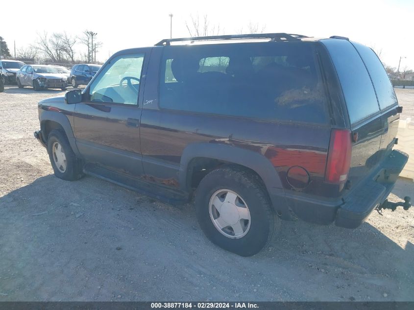 1997 Chevrolet Tahoe VIN: 3GNEK18R6VG132103 Lot: 38877184