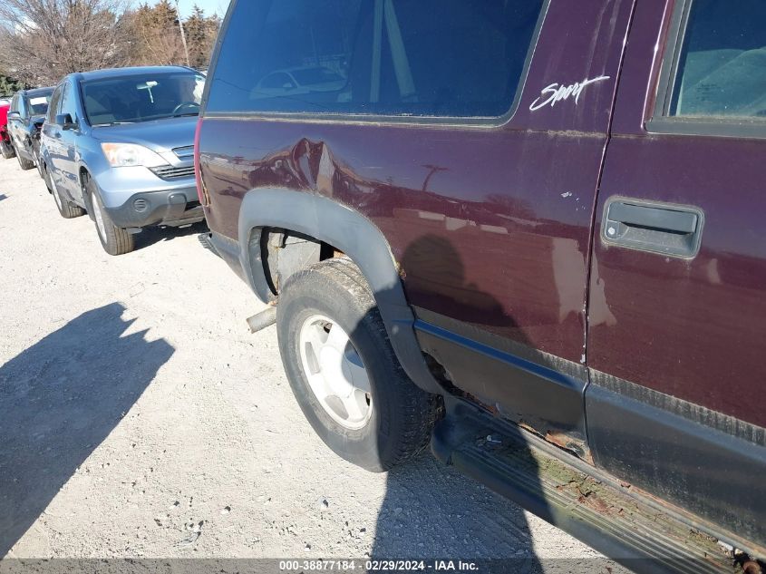 1997 Chevrolet Tahoe VIN: 3GNEK18R6VG132103 Lot: 38877184