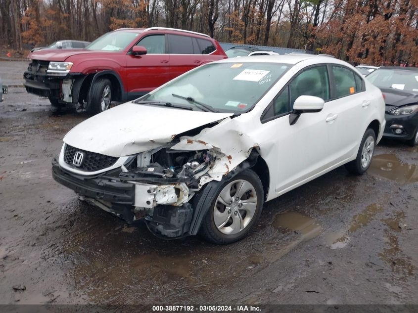 2014 Honda Civic Lx VIN: 2HGFB2F53EH510916 Lot: 39201306