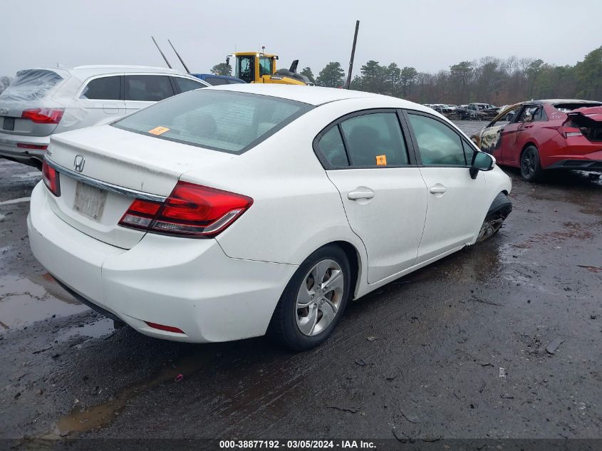 2014 Honda Civic Lx VIN: 2HGFB2F53EH510916 Lot: 39201306