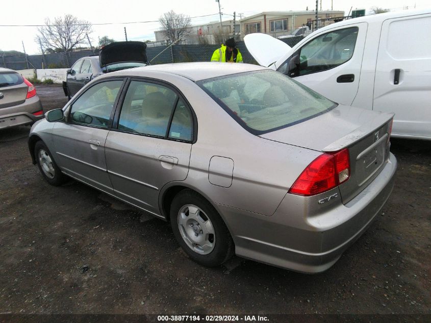 2004 Honda Civic Hybrid VIN: JHMES96644S000866 Lot: 38877194