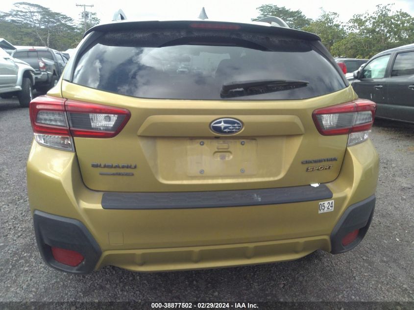 2021 Subaru Crosstrek Sport VIN: JF2GTHRC7MH299514 Lot: 38877502