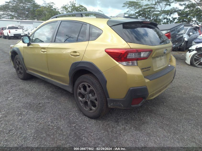 2021 Subaru Crosstrek Sport VIN: JF2GTHRC7MH299514 Lot: 38877502