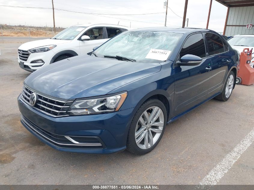 2019 VOLKSWAGEN PASSAT WOLFSBURG - 1VWLA7A3XKC002221