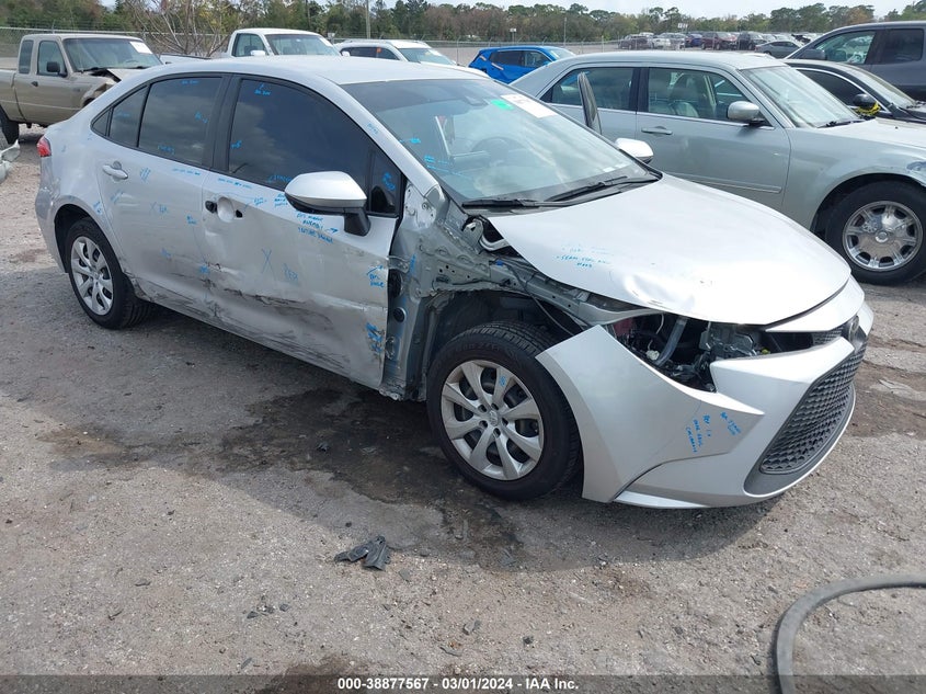 VIN JTDEPMAE3NJ202321 2022 TOYOTA COROLLA LE