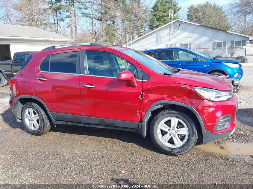 VIN 3GNCJLSB1KL308169 2019 CHEVROLET TRAX LT